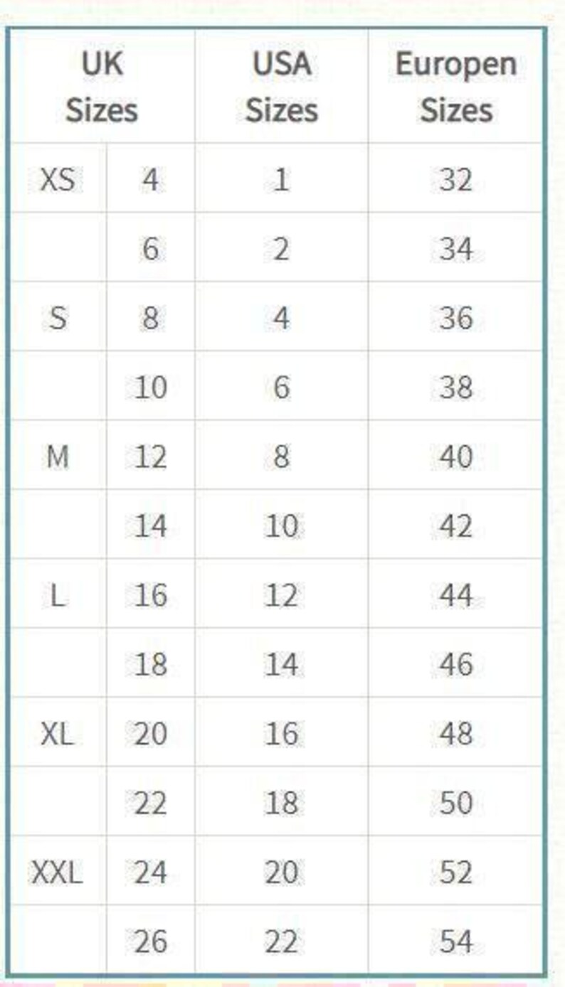 a table showing the size of different sizes of shoes