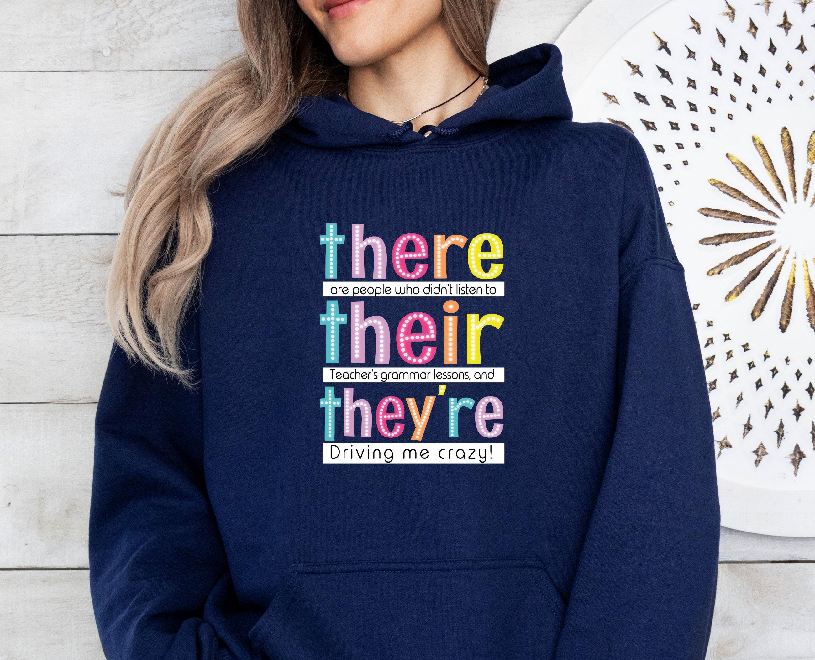 Funny Teacher Hoodie Etsy UK