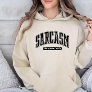 Hoodie sarcasme, retro sarcastisch cadeau, sarcastische hoodie, grappig sarcastisch cadeau, sarcastische herenhoodie, sarcastische hoodie dames, sarcastische gezegde afbeelding 2
