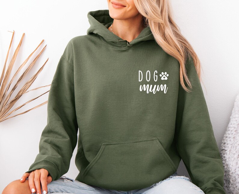 Dog Mum Hoodie, Mothers Day Hoodie, Dog Mom Gifts, Dog Lovers Gift, Dog Owner Gifts, Dog Jumper, Dog Lover Hoodie, Gift For Dog Lover image 2