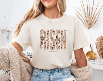 He Is Risen Shirt, Spring Ester T-shirt, Christian Tee, Jesus Tshirt, Matthew 28 6 Gift