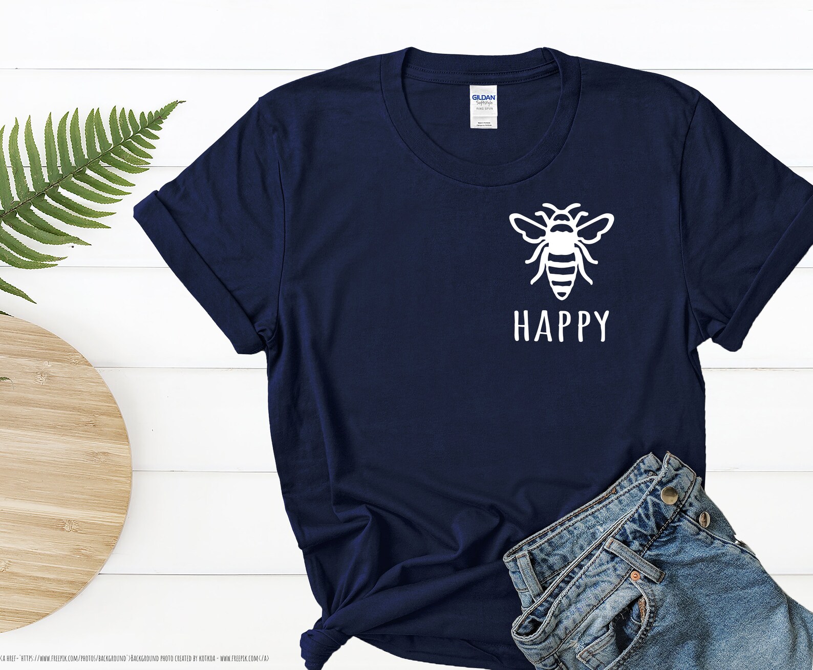 Bee Happy T Shirt Bee Happy Shirt Hapiness Shirt Honeybee Etsy