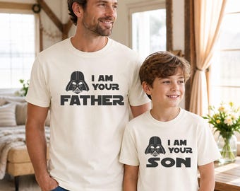 Organic Cotton Dad and Son-Daughter Shirt, Matching Fathers Day Shirt, Stanley Stella® Daddy Tee, New Dad Gift