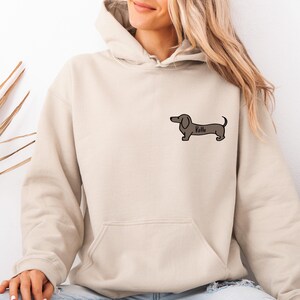 Personalised Dog Hoodie, Sausage Dog Gifts, Dog Lover Gifts, Dog Walking Hoodie, Dog Mum Jumper, Dog Owner Gifts, Custom Dog Gifts image 1