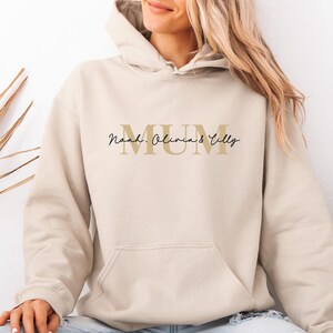 Custom Mum Hoodie With Kids Names, Mothers Day Hoodie, Personalised Mom, Mother's Day Hoodie, Mummmy Gift, Mom Birthday Hoodie, Mommy Gift Bild 7