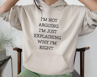 Sarcastic Hoodie, Funny Saying Hoodie, Sarcasm Hoodie, Sarcastic Gifts, Quote Jumper, Sarcastic Quotes, Funny Mens Hoodie, Cute Women Hoodie
