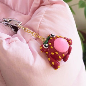 Strawberry Frog Keychain
