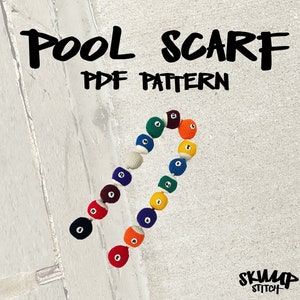Crochet Pool Scarf Pattern
