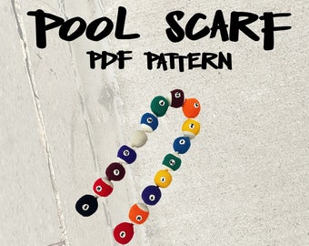 Crochet Pool Scarf Pattern