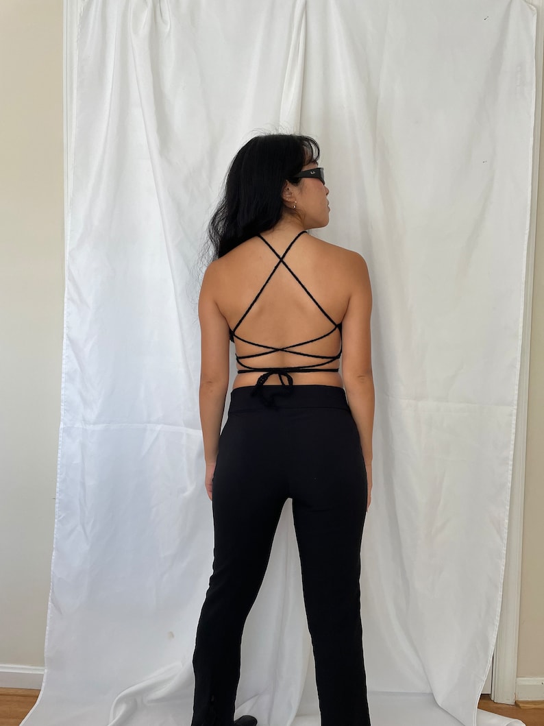 Crochet Bat Corset PDF Padrão imagem 6