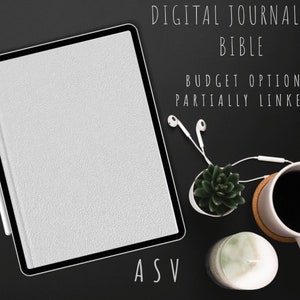 Digital Journaling Bible | ASV | Budget Option | Bible for Goodnotes TouchNotes | iPad & Android Journaling Bible | Bible Journal