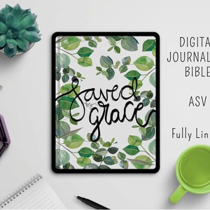 Digital Journaling Bible | ASV | Standard | Bible for Goodnotes TouchNotes | iPad & Android Journaling Bible | Bible Journal | Study Bible