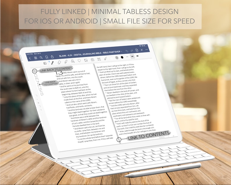 Digital Bible Journal | Digital Journaling Bible | Digital Bible | Digital Faith Journal | Hyperlinked Bible | Bible for GoodNotes | iPad Bible | Android Bible | Digital Bible for Chuch | Digital Study Bible | Digital Bible Study | GoodNotes Bible