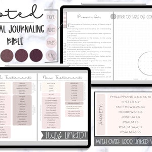 Digital Journaling Bible | ASV | Noted | Bible Journal for Goodnotes TouchNotes | iPad & Android Digital Bible | Bible Journal