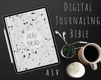 Cyfrowa Biblia do Dziennika | ASV | Standard | Biblia dla Goodnotes TouchNotes | iPad i Android Cyfrowa Biblia | Dziennik Biblijny | Studium Biblii