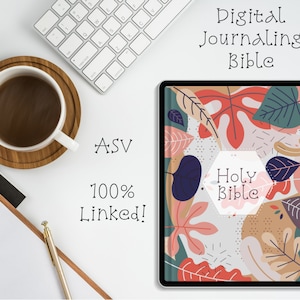 Digital Journaling Bible | ASV | Standard | Bible Journal for Goodnotes TouchNotes | iPad & Android Digital Bible | Bible Journal