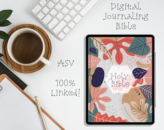 Biblia cyfrowego dziennika | ASV | Standardowe | Dziennik biblijny dla Goodnotes TouchNotes | Cyfrowa Biblia na iPada i Androida | Dziennik biblijny