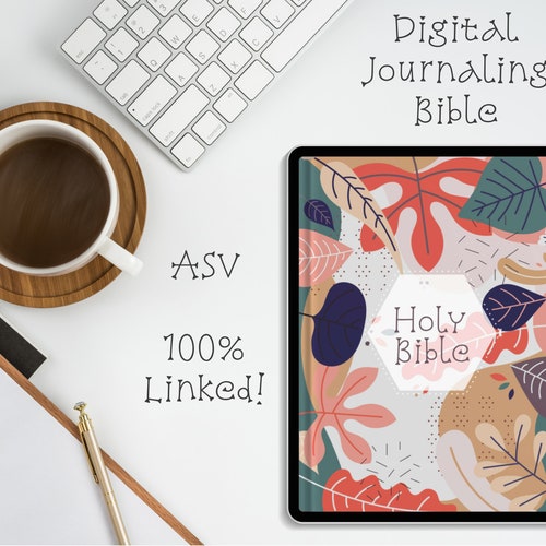 Digital Journaling Bible ASV Standard Bible Journal for Etsy