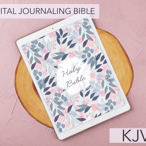 Digital Bible Journal KJV Bible Standard Bible Study Etsy