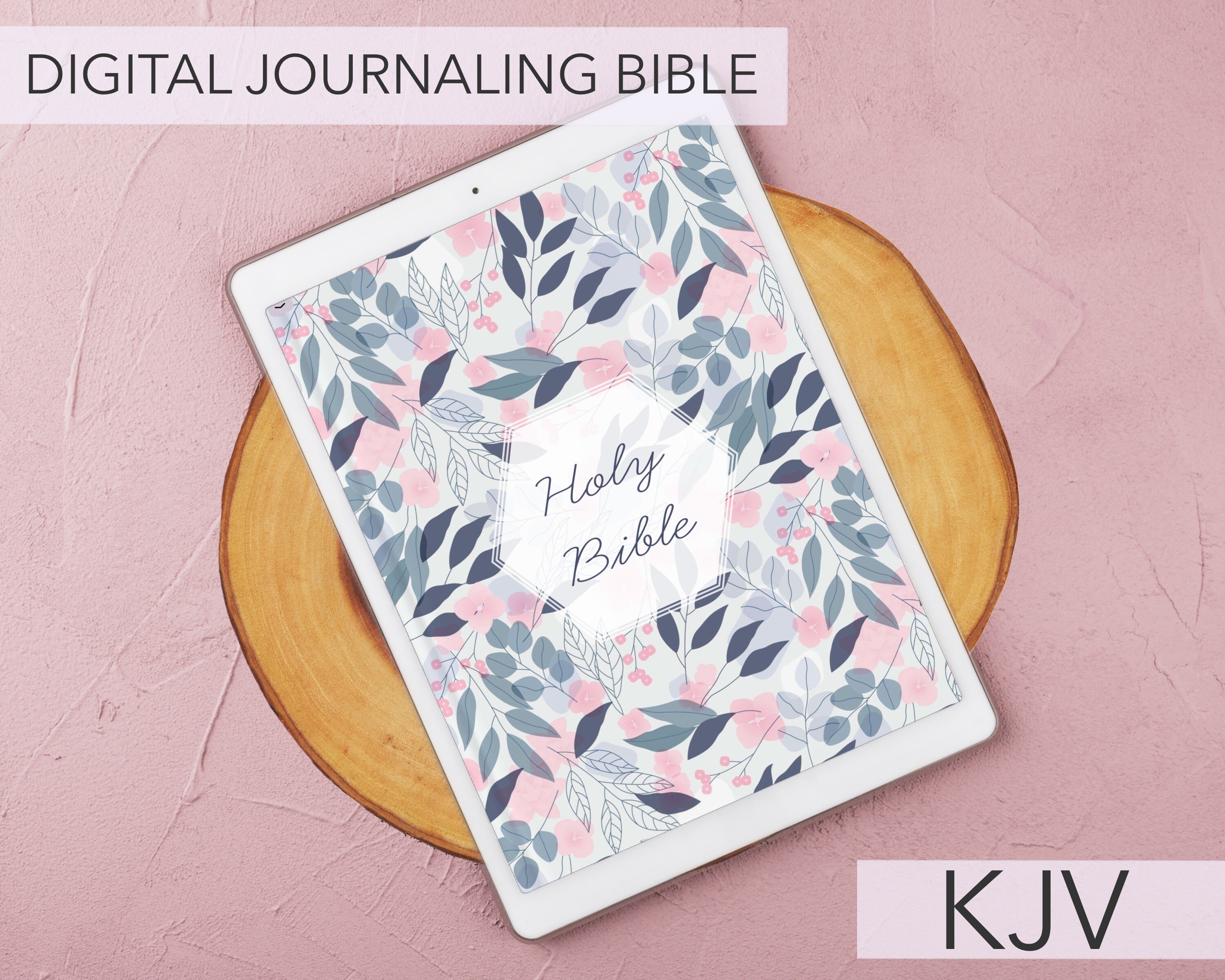 Digital Journaling Bible KJV Standard Bible for Etsy