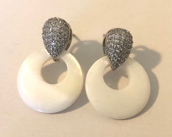 Oval Earring - Pearl Earring - Freshwater Pearl Earring