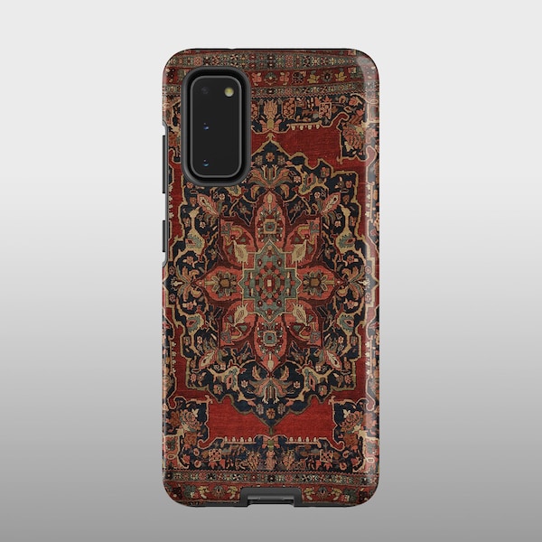 Persian carpet Galaxy case, fits Samsung Galaxy S23, S22, S21, Galaxy S20, Galaxy S10, Galaxy S9, Note 10, Galaxy Note 9 Tough Cases