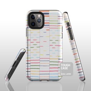 Minimal Stripes iPhone 16 Hüllen Für alle iPhones erhältlich, iPhone 14 Pro, 11 Pro, iPhone 16 Pro Max, iPhone XS Max, iPhone 13, Tough Cases