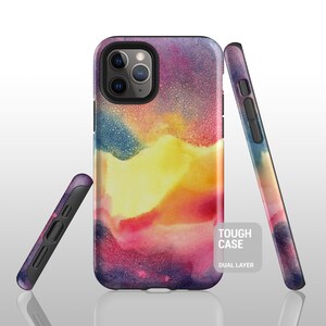 iPhone 16 case Watercolour design iPhone 16 cases RyouDesign iPhone 16 Pro Max iPhone 13 iPhone 12 Available for all iPhones Tough Cases