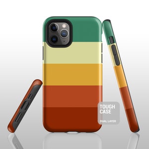 Minimalist Farbe Streifen iPhone Hülle: Robuste Hülle, Alle iPhones
