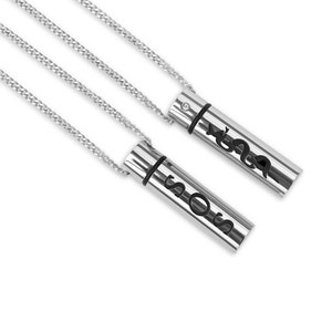 Unisex Medi Safe SOS zilveren ketting, medische waarschuwing, Medic ID, Talisman Caduceus