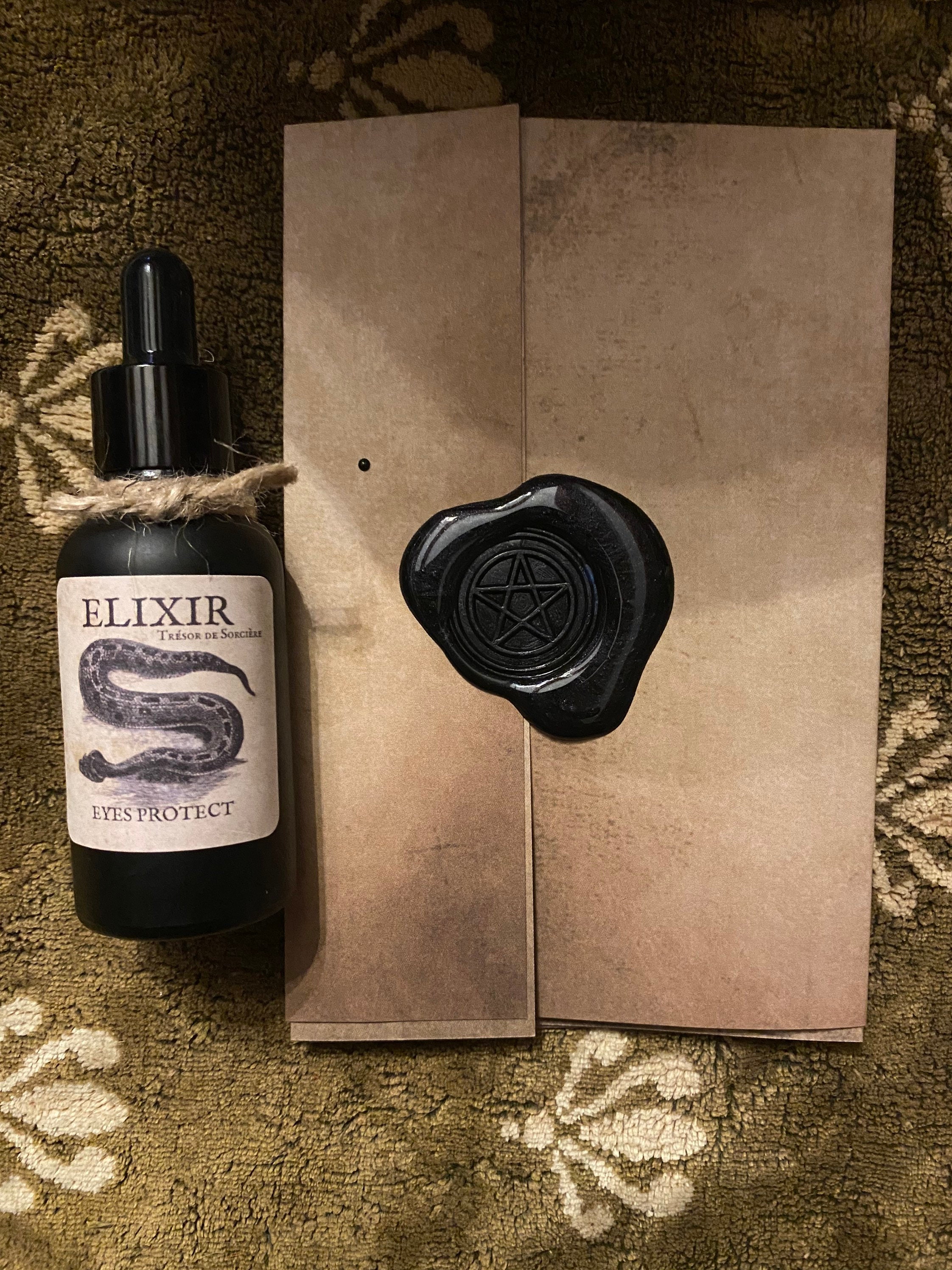 Huile Magique Eyes Protect, Ésotérique, Occultisme, Hoodoo, Sorcellerie, Witch, Rituel, Sort, Protec