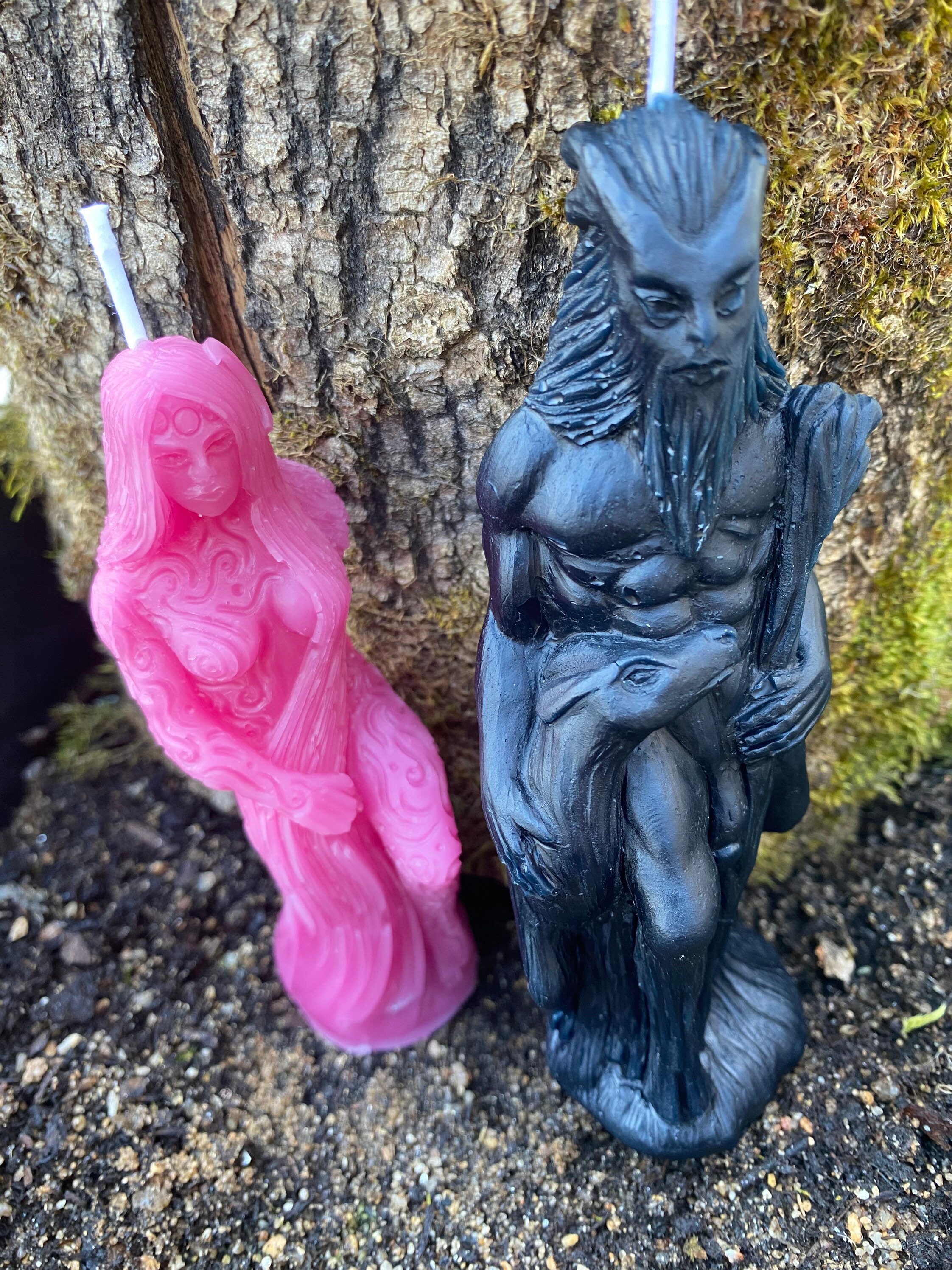 2 Bougies Au Choix, Ésotérisme, Witch, Sorcière, Cernunnos, Sorcellerie, Rituel, Autel, Wicca, Ésoté