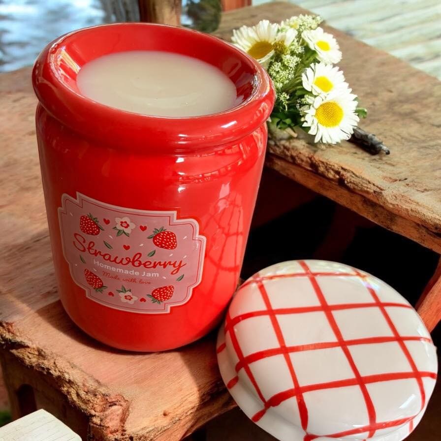 Wax burner, fragrance burner, melt burner, strawberry marmalade pot burner,