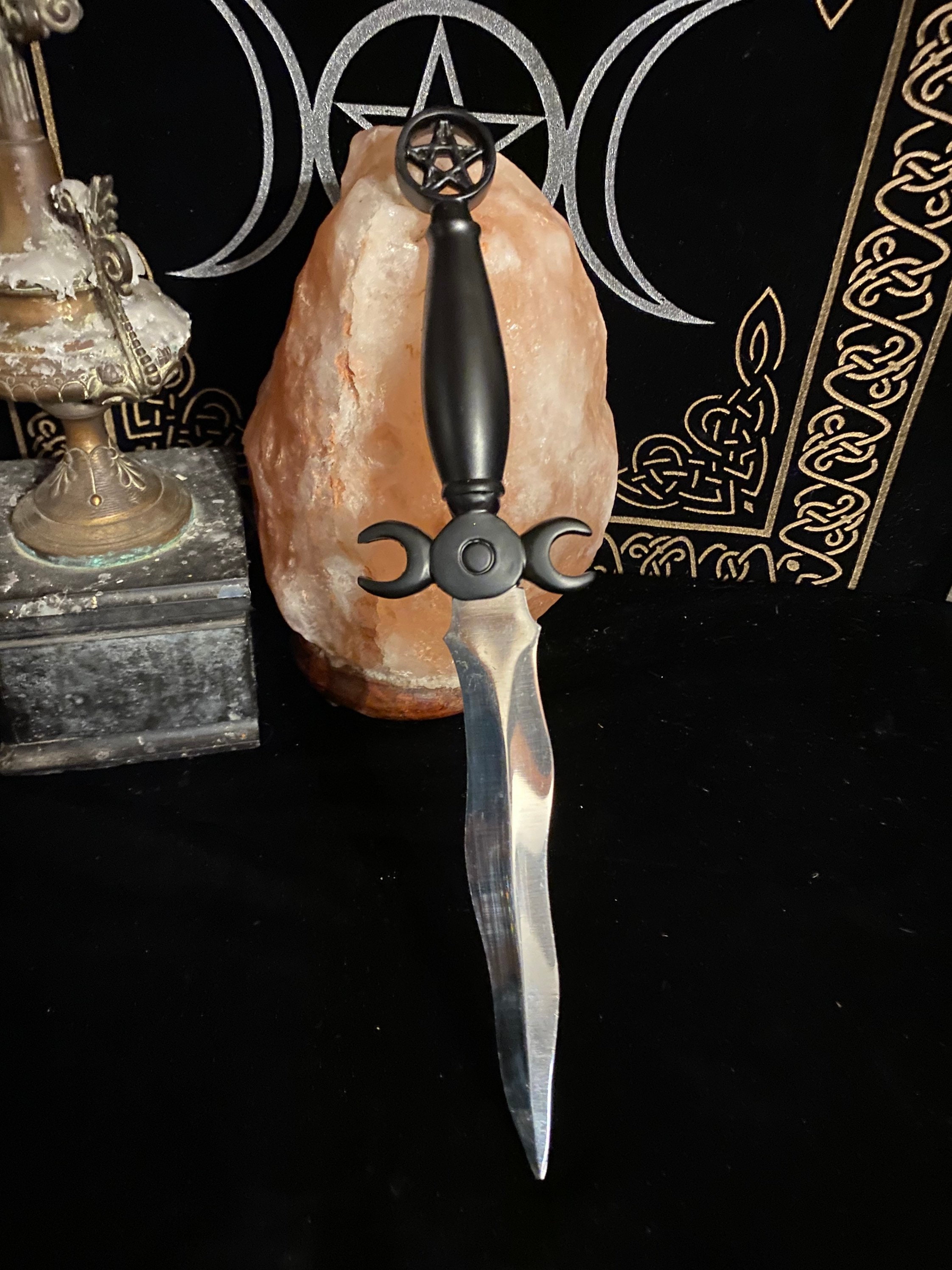 Athamé Wicca, Sorcellerie, Autel, Magie, Ésotérique, Dague, Rituel, Occultisme, Witchy, Witch, Sorci
