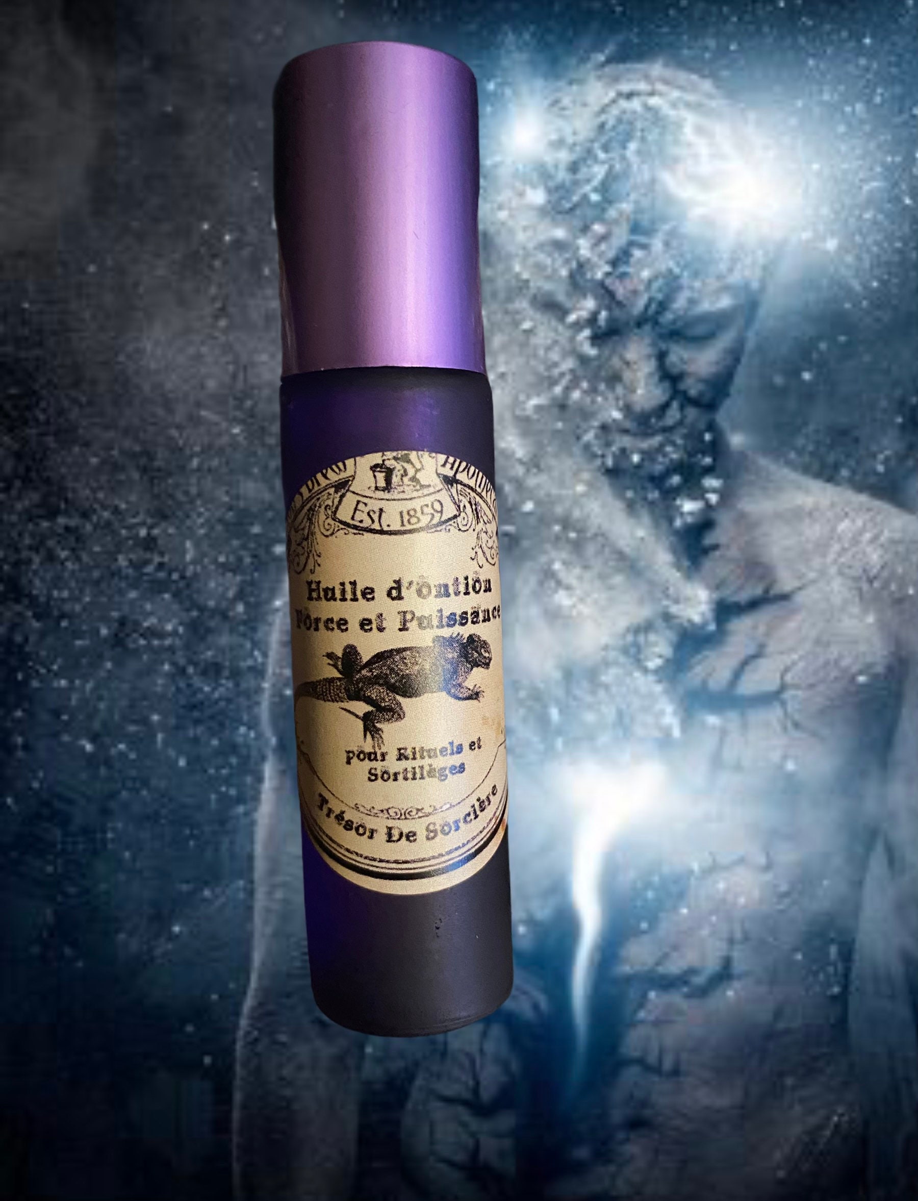 Huile Magique Force et Puissance - Masculin Sacré, Ésotérique, Sorcellerie, Rituels, Wicca, Witch, W