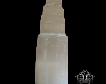 Torre de selenita, cristais, selenita, montanha de selenita