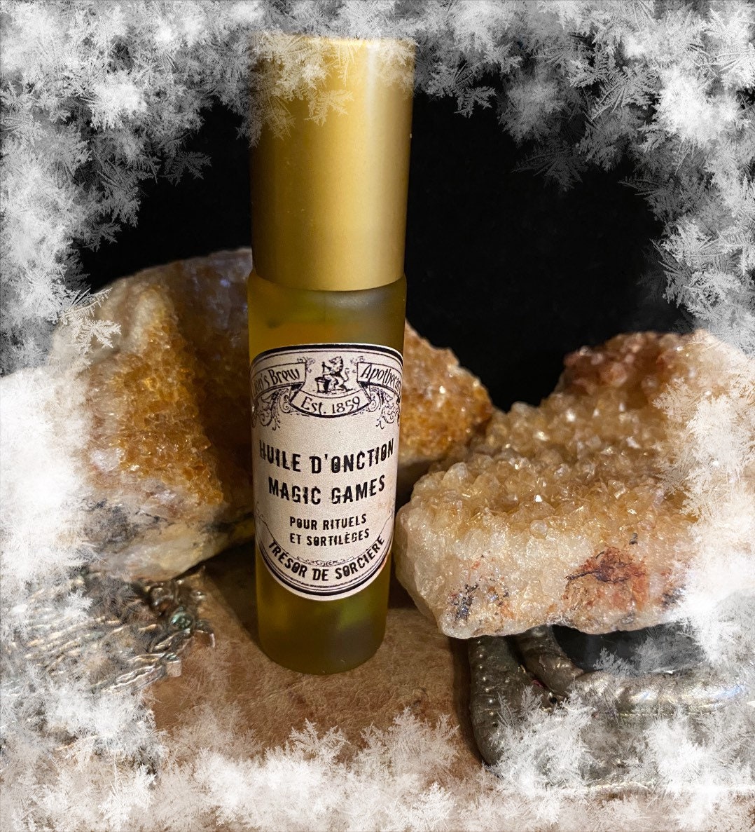 Huile Chance Aux Jeux, Sorcellerie, Sort, Rituel, Witchy, Wicca , Wiccan, Witchcraft, Ésotérique, Ch