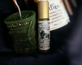 Olejek szczęścia do gier, czarów, zaklęć, rytuałów, czarownictwa, wicca, wiccan, czarów, ezoterycznych, szczęścia, czarownic