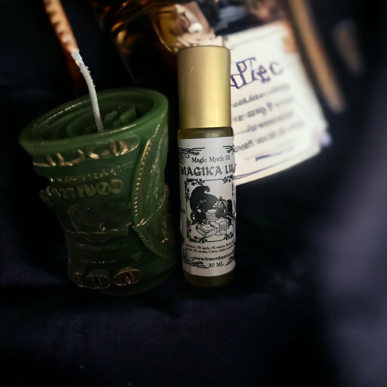 Glücksöl für Spiele, Hexerei, Zauber, Ritual, Witchy, Wicca, Wicca, Hexerei, Esoterik, Glück, Hexe