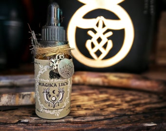 Olejek do namaszczania "Magika Luck" szczęście, czarownica, olejek magiczny, wicca, czary, czary, olejek rytualny