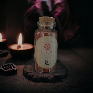Red salt rituals, esoteric, witchcraft, wicca, witch, altar, spells, magic