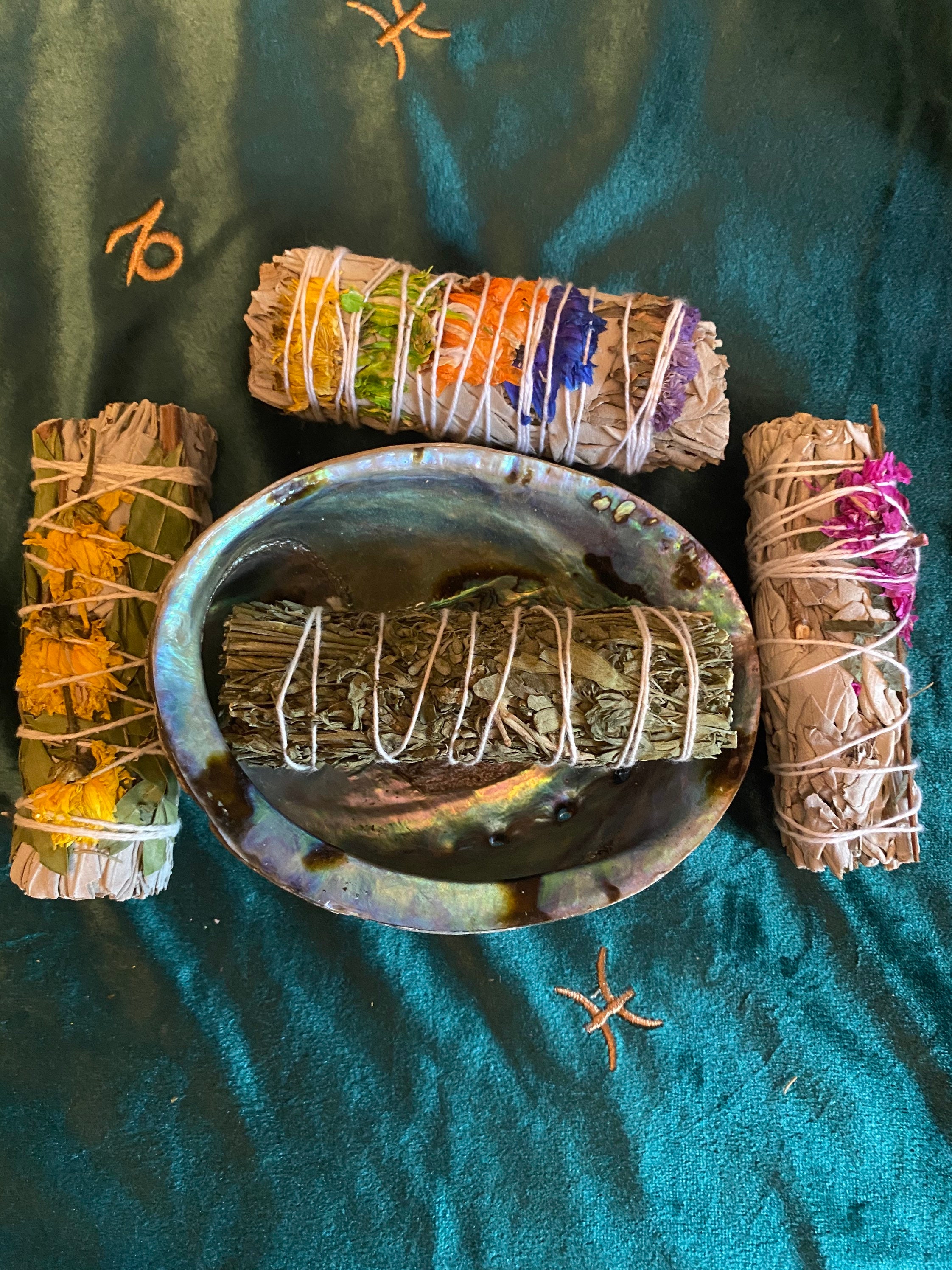 Coffret de Fumigation, Ésotérique, Ormeau, Sauge, Witch, Sorcière, Rituels, Sorcellerie, Occultisme,