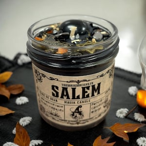 Salem candle, ritual candle, witch candle, intention candle