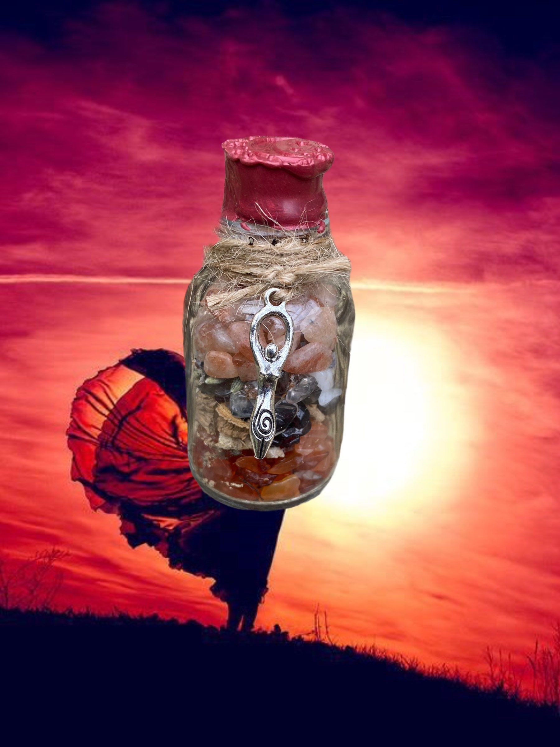 Spelljars Féminin Sacré Divine Witch, Fiole, Sorcellerie, Ésotérique, Sorcière, Witchy, Occultisme,