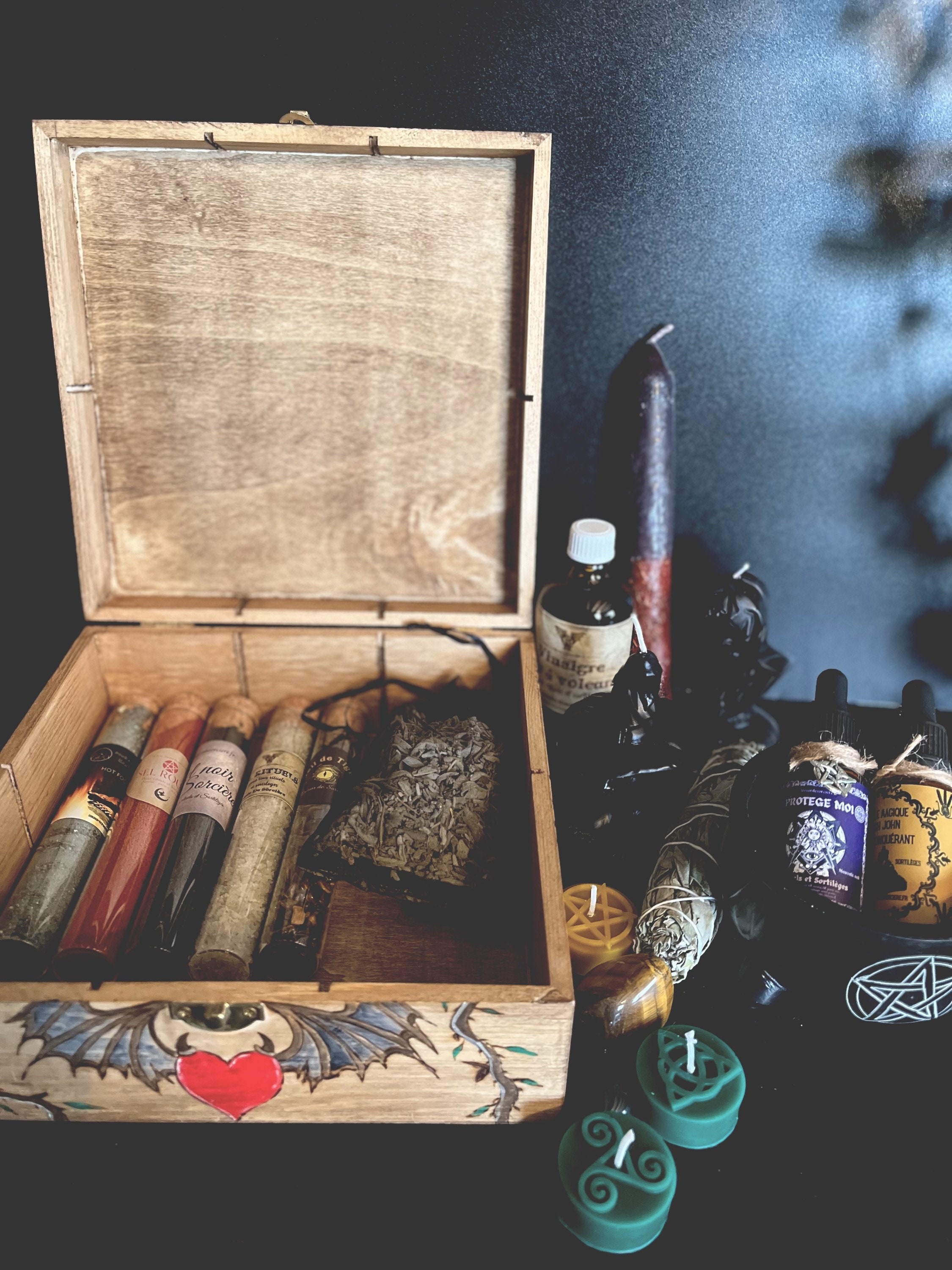 Box Ésotérique, Witchbox, Witch, Sorcière, Sorcellerie, Wicca, Occultisme, Rituel, Autel