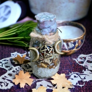 Spell jars sleep - nightmares spell vial SHERITAN, witchcraft, esoteric, ritual, witchy, wicca, occultism, witch