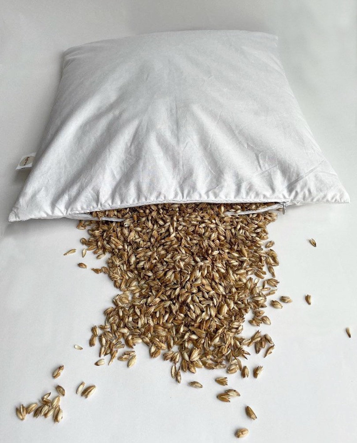 Organic Spelt Husks Pillow 40 x 40 Etsy Italia