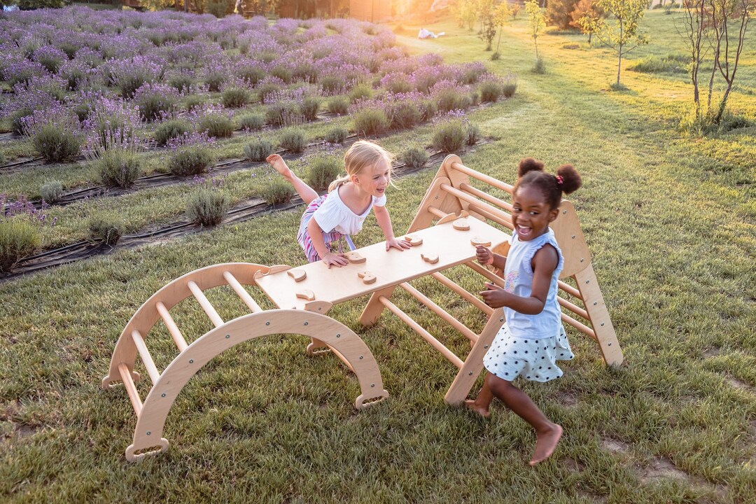 Montessori Furniture Toddler Gym Set of Three Items Foldable Etsy