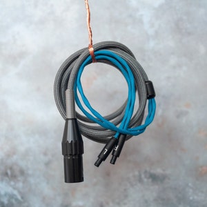 Sennheiser HD 800 / 820 Balanced Cable — 6.3mm/3.5mm/Balanced 4-pin XLR and 4.4mm Pentaconn — Customisable — Made in the UK