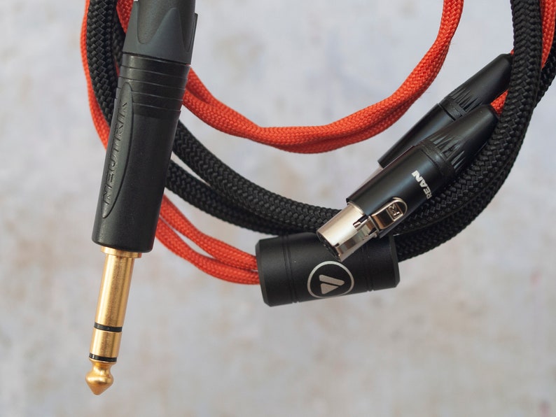 Audeze, Meze & ZMF Cable Dual 4-pin mXLR to 6.3mm/3.5mm/Balanced 4-pin XLR and 4.4mm Pentaconn Customisable Made in the UK image 4